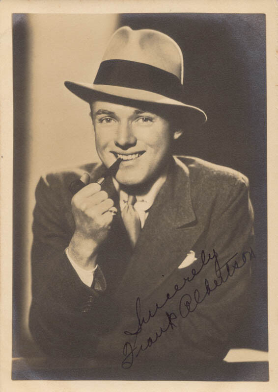 FRANK ALBERTSON - PHOTOGRAPH SIGNED