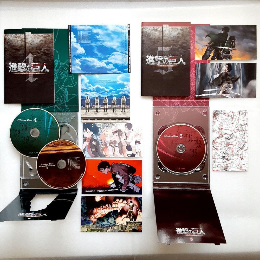 Attack on Titan (Blu-ray) 9 Volume Set Summary