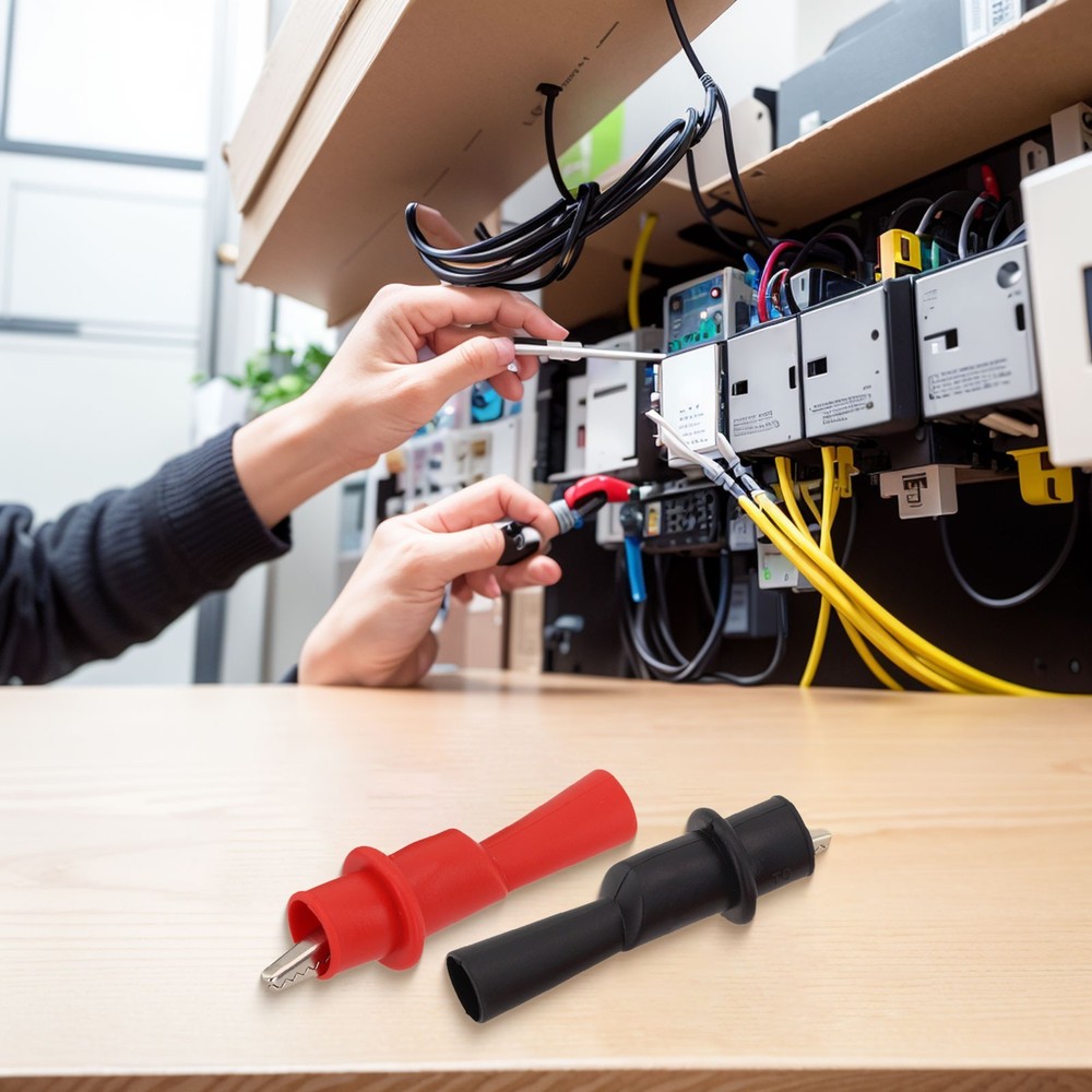 Multimeter Probe Clips Insulation PVC for Various For Electrical Tests