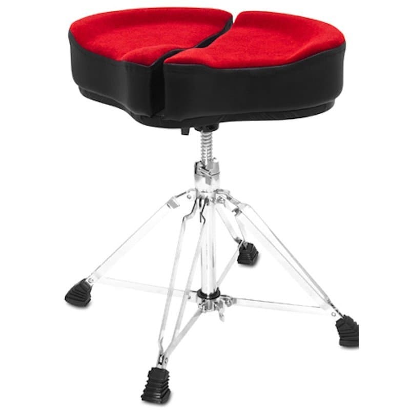 Ahead Spinal-G 4-Leg Saddle Drum Throne Red