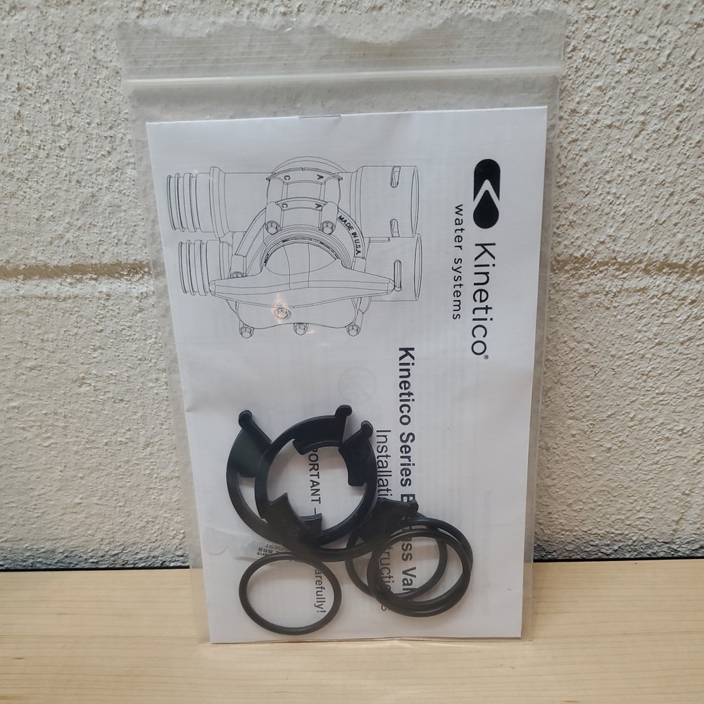 New Kinetico mach Bypass Installation Instructions with o rings and clips