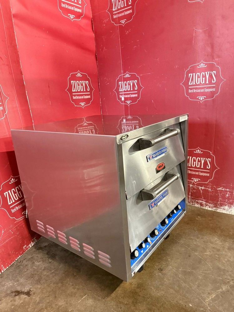 Double bakers pride dp-2 electric pizza stone oven