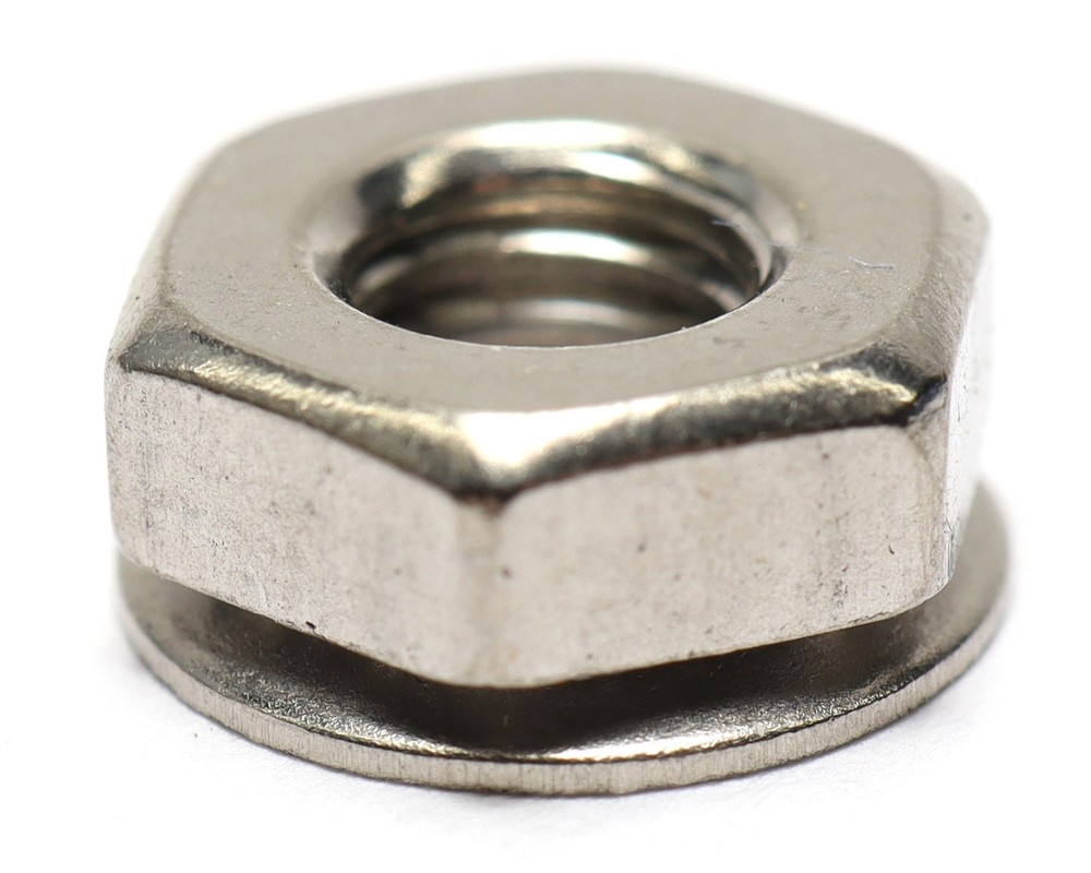 #10-32 Stainless Steel Flange Nuts, 100pcs