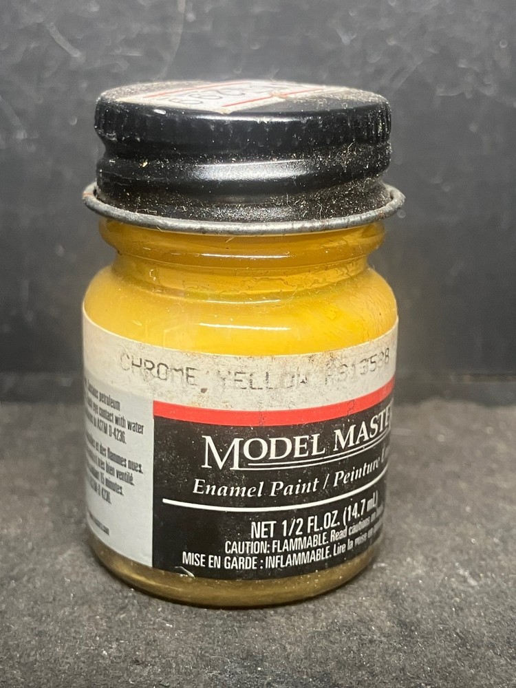 Testors Model Master Chrome Yellow 1707 Gloss Enamel Paint .5 oz