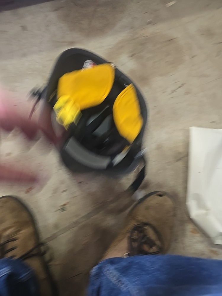 Black Fire Fighter Helmet