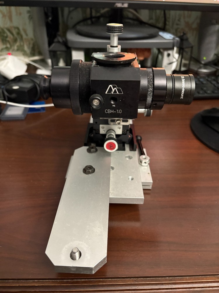 Specialized Inverted Microscope, long focus, 4x Objective and 16X oculars, OBO