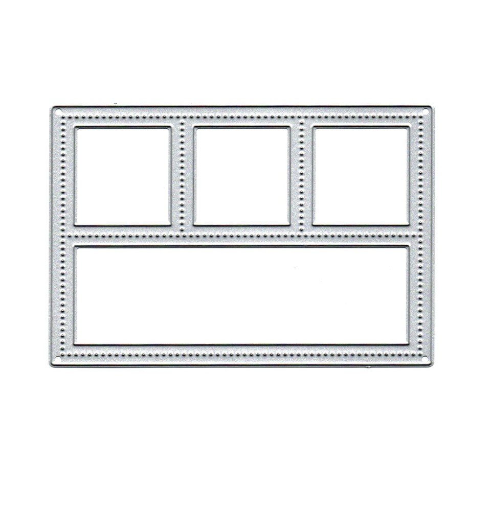 Rectangle Frame Metal Cutting Die Cuts, Rectangle Frame Embossing Stencils DI...