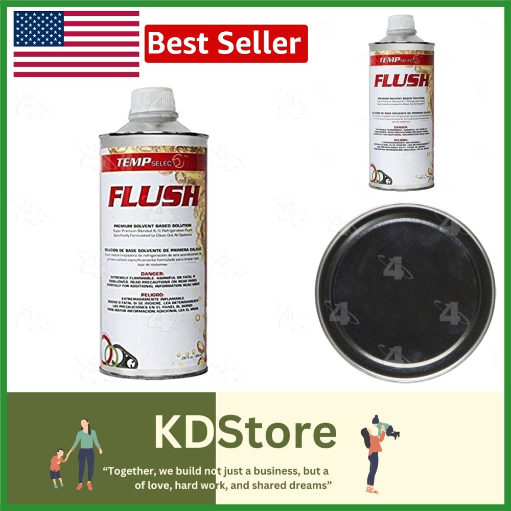 Super Flush Cleaning Solution, 32 Oz – Machined Exterior for Durable Performance