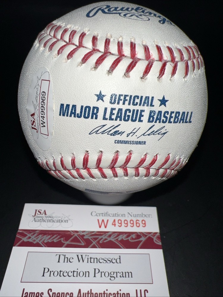 Dave Ford Autographed Rawlings MLB Baseball Baltimore Orioles JSA