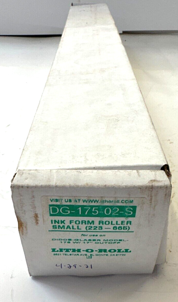 LITHO ROLL INK FORM ROLLER DG-172-02-S