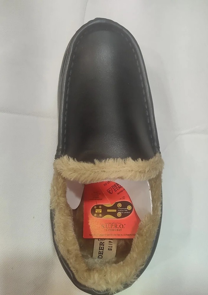 Deer Stags Spun Slipper Size 10 W