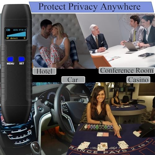 Hidden Camera Detector GPS Tracker Detector, RF Bug Sweeper Listening Device