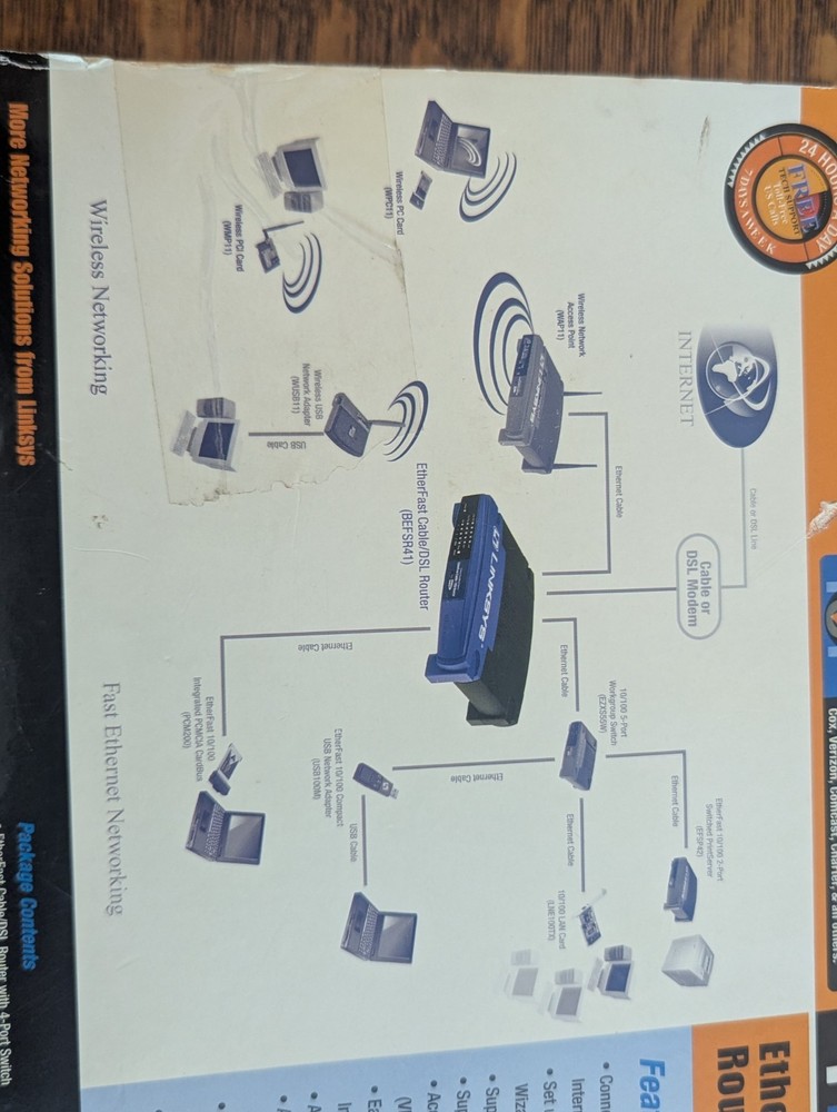 Linksys Etherfast Cable DSL Router
