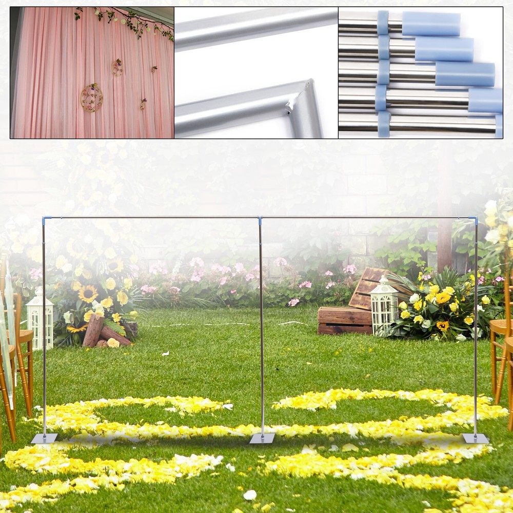 Professional Backdrop Stand Pipe Kit,10'x 20' Heavy Duty Background Pipe