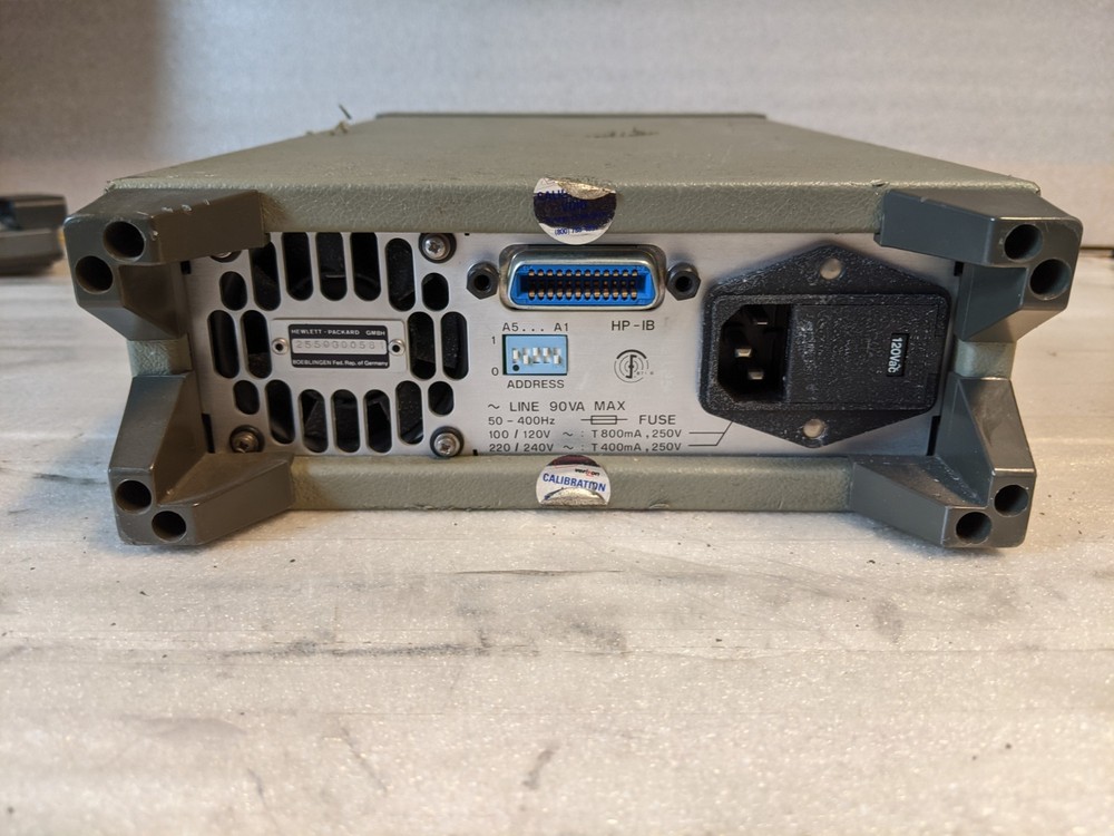HP 8152A Optical Average Power Meter - Tested for Power