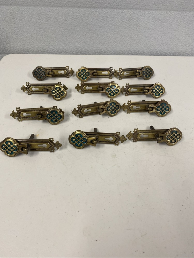 Draw Cabinet Metal 4" drop Handle Bundle X 12 used @E