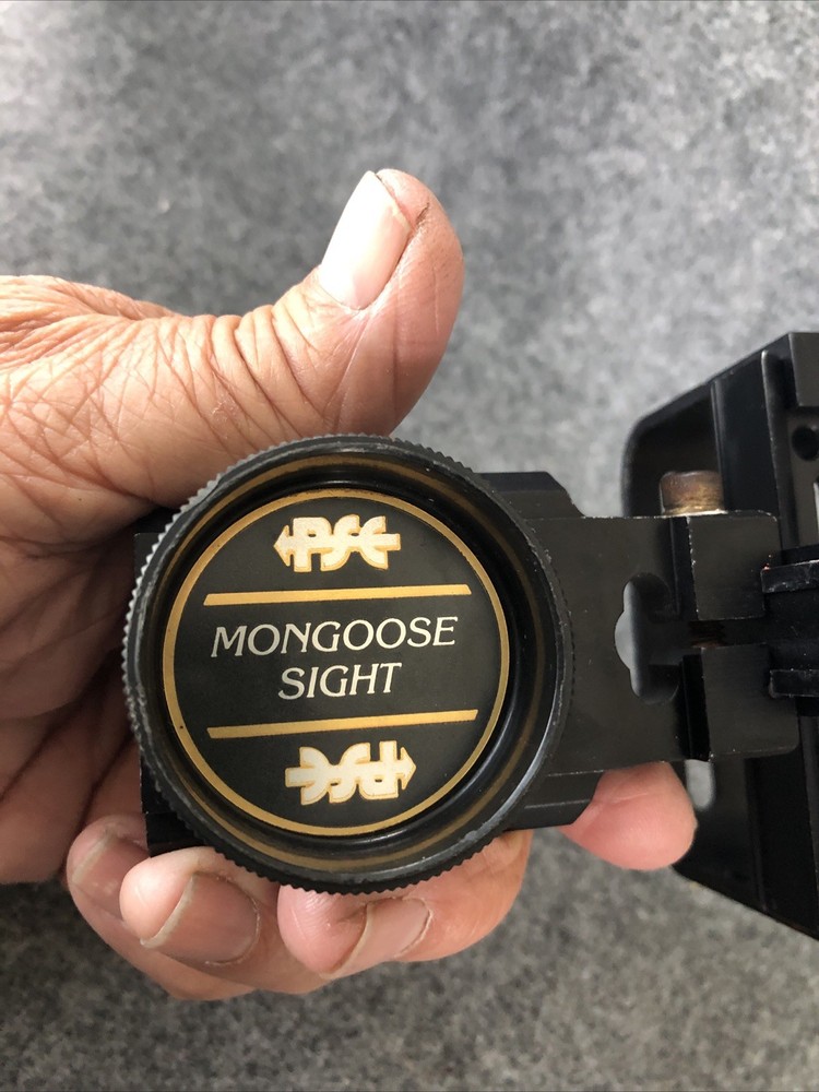 PSE Archery Mongoose Compound Bow Sight, With 3 Pins, Vintage