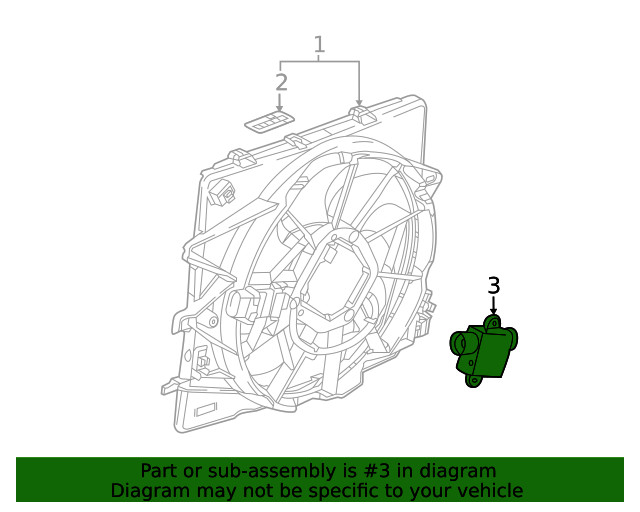 Genuine GM Fan Control Module 23506648
