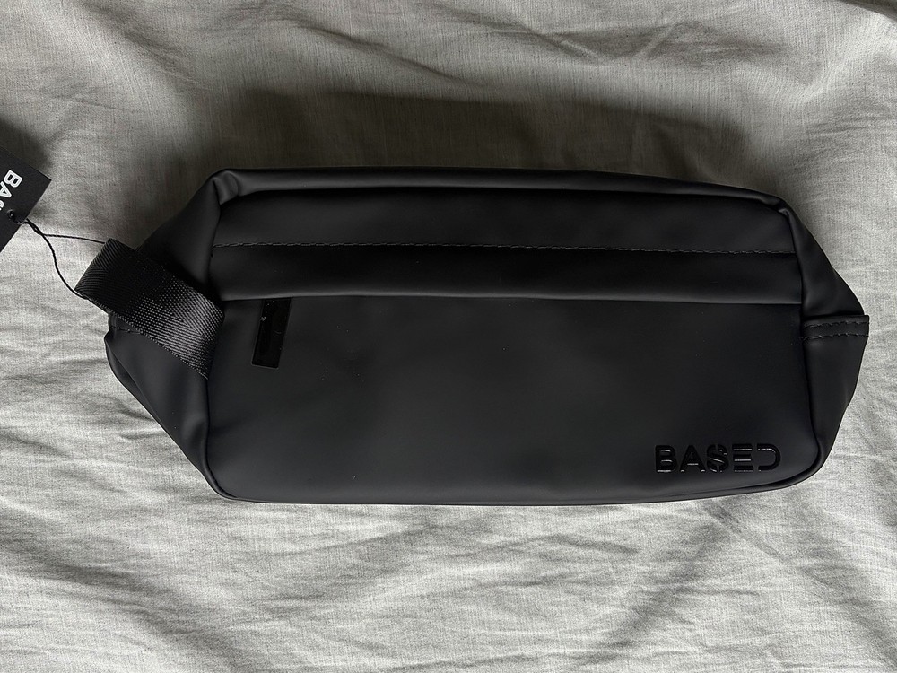 BASED Black Toiletry Bag Travel Accessory