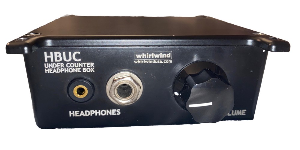 Whirlwind HBUC  Under Counter Passive Stereo DJ Headphone Control Box Untested**