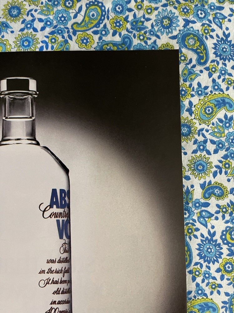 Absolut Vodka 1998 Print Ad Absolut Profile
