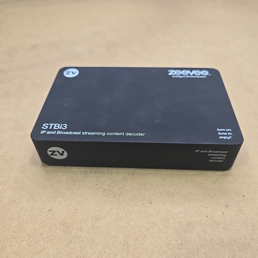 ZeeVee STBI3 IP & Broadcast Streaming Content Decoder Used