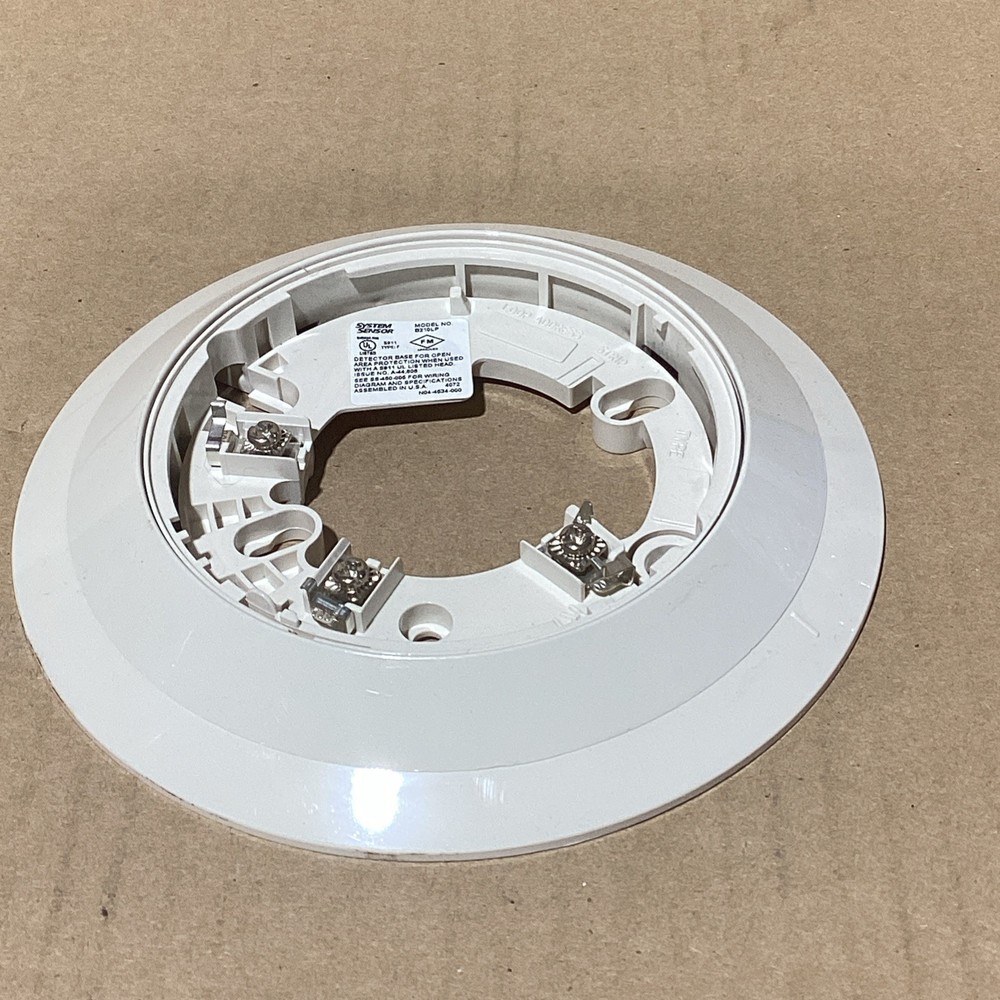 System Sensor B210LP Smoke Detector Ceiling Mount Base, NOS