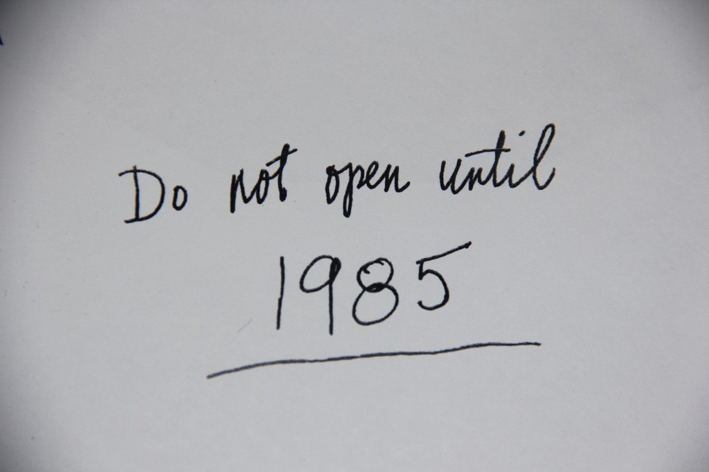 BTTF Back to the Future Prop, Marty's Letter to Doc