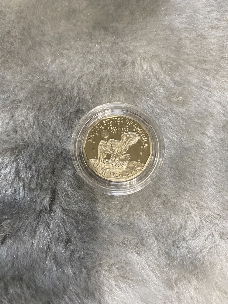 1999 P Susan B Anthony Proof Dollar OGP Box & COA