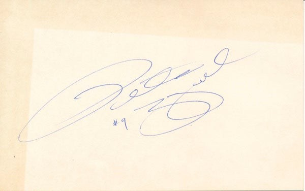 Pete ZEZEL / Signature Signed