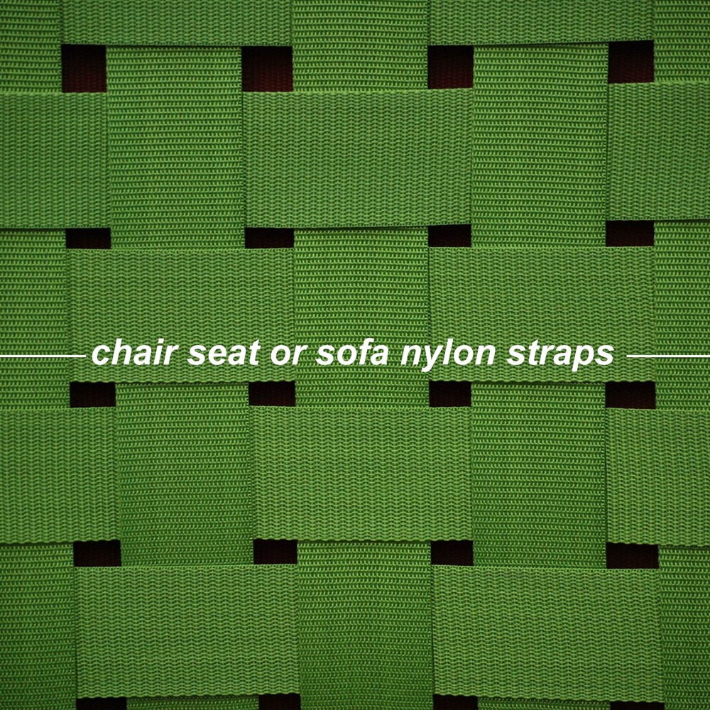 Flat Nylon Webbing Strap 2 Inch 10 Yards Black for Backpack, Luggage-rack