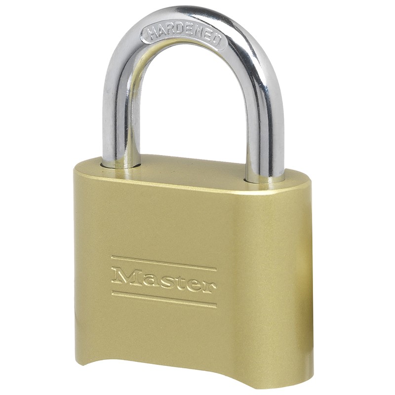 Master Lock 2-9/10" H Steel Double Locking Combination Padlock (1 Pack)