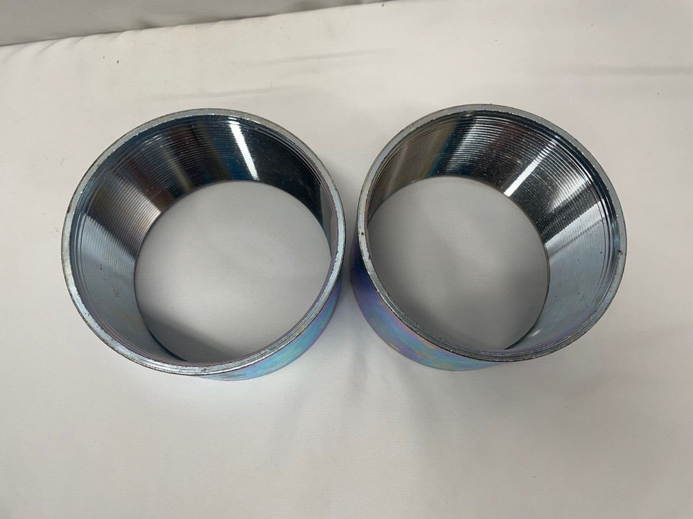 6" Galvanized Steel Coupling, Lot of 2 - New