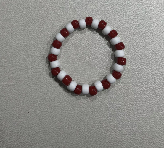 Idde De Chango Idde De Shango Ilde Ide Osha Ocha   8mm Beads 8 in long