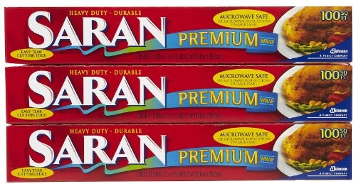 Saran Premium Plastic Wrap - 100 Ft - 3 Pk