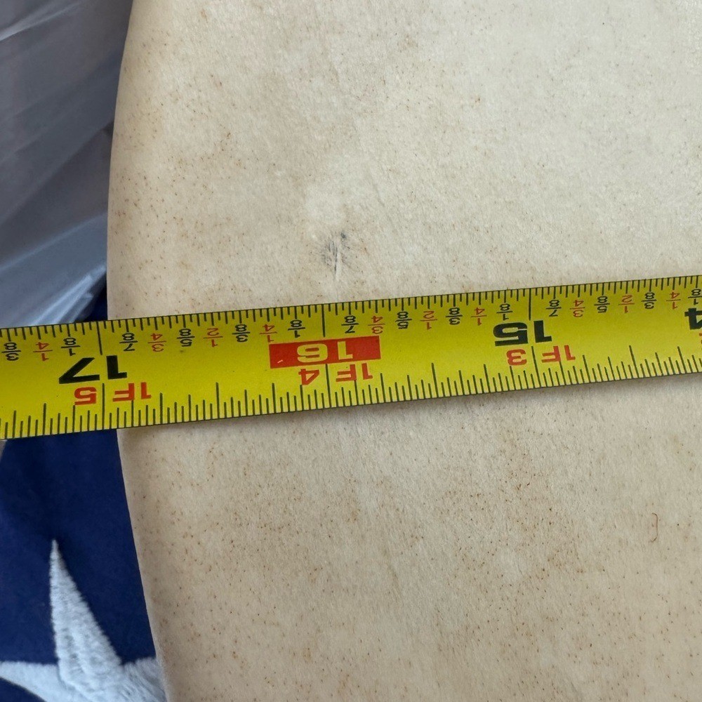 Handcrafted Rawhide Drum with Leather Mallet – 17"