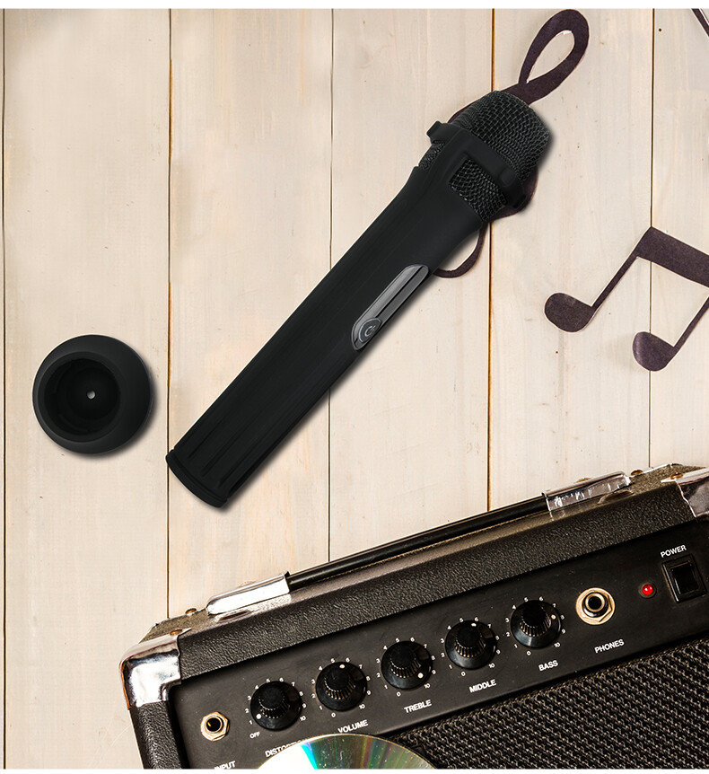 For JBL Wireless Speaker Microphone Cover+Base Stand Silicone Protective Case