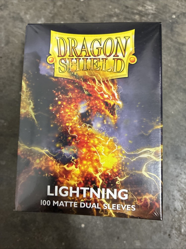 Matte Dual Lightning 100 ct Dragon Shield Sleeves
