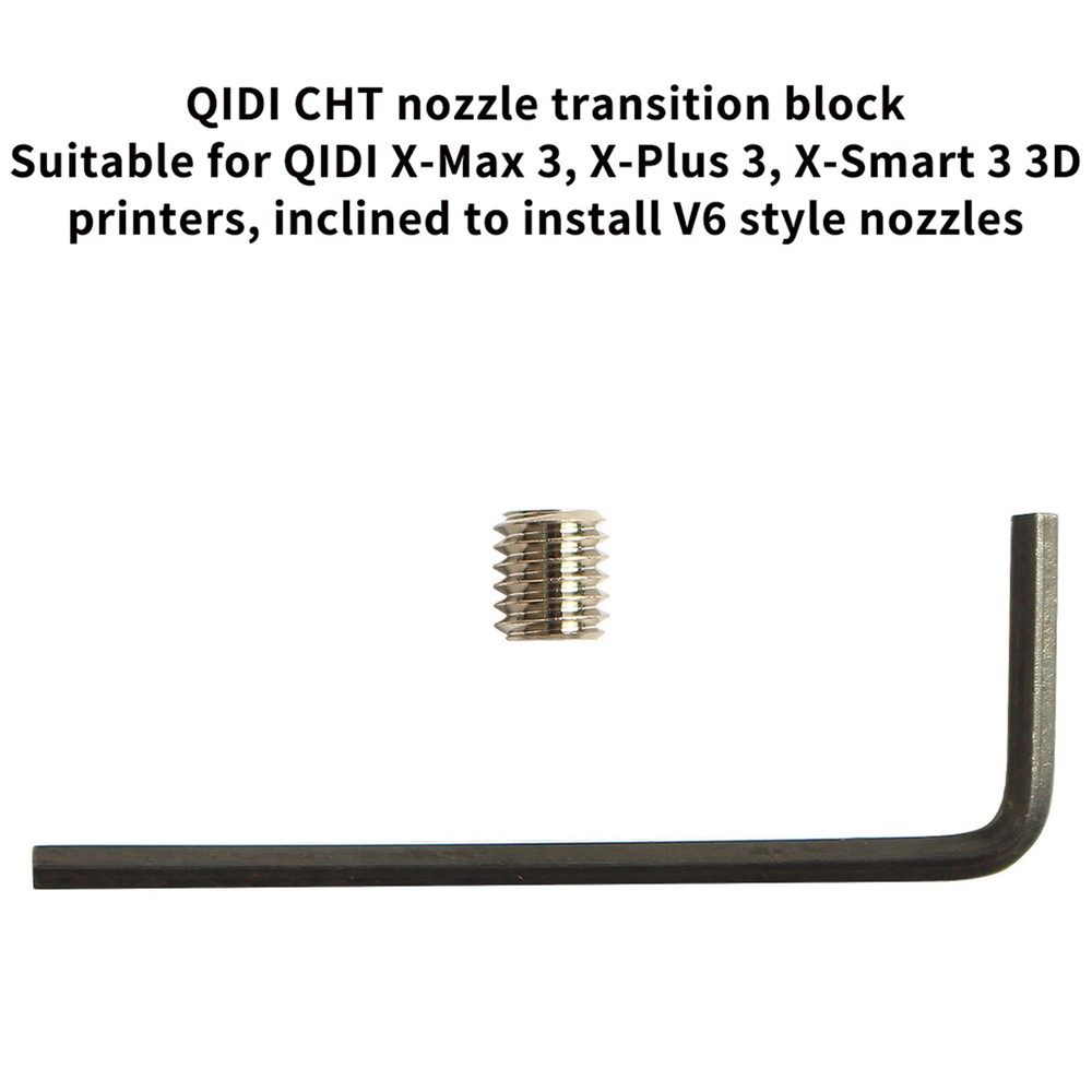 High Flow Plated Copper QIDI Adapters for QIDI 3D printer