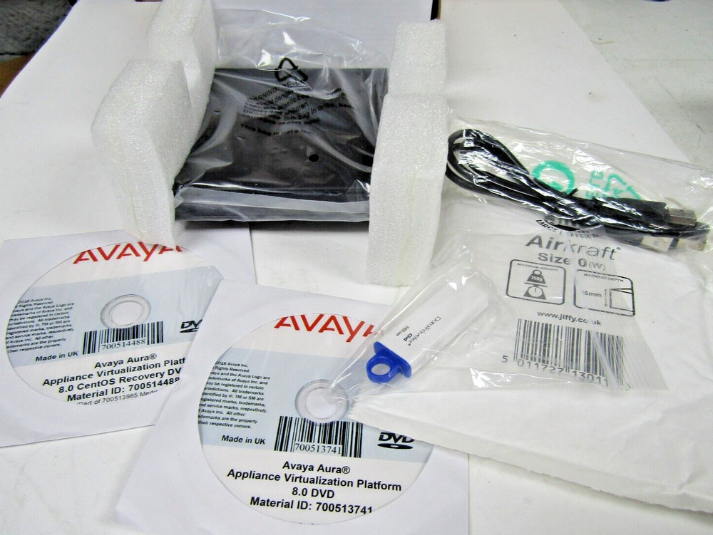 🔥2) NEW IN BOX AVAYA COMPACT DISC REWRIGHTABLE DVD RECORDER CD ROM W/DISCS USB