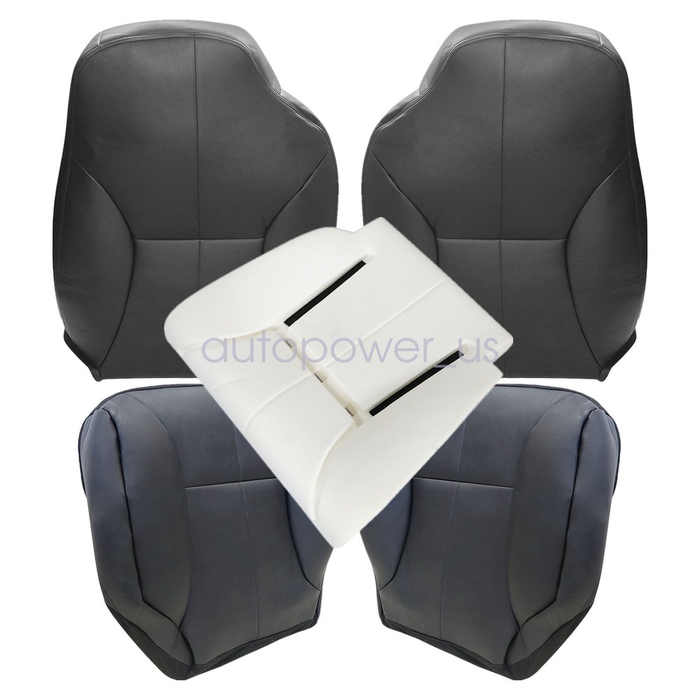 For 1998-2002 Dodge Ram 1500 2500 Front Bottom Top Replacement Seat Cover Black