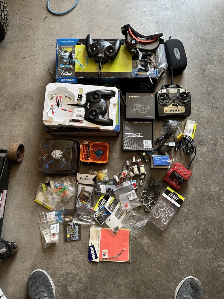 7 Complete Drones And Spare Parts