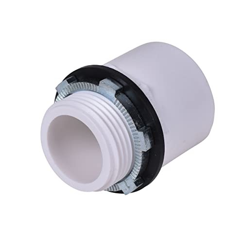 34088 1 in. & 1.5 in. Water Heater Pan PVC Adapter Fitting (1 in. inside
