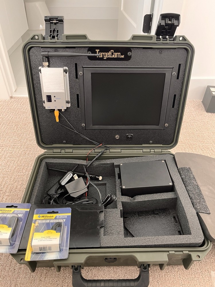 TargetCam Long-Range Target Camera System – 10.5” Big Screen Pelican Storm Case
