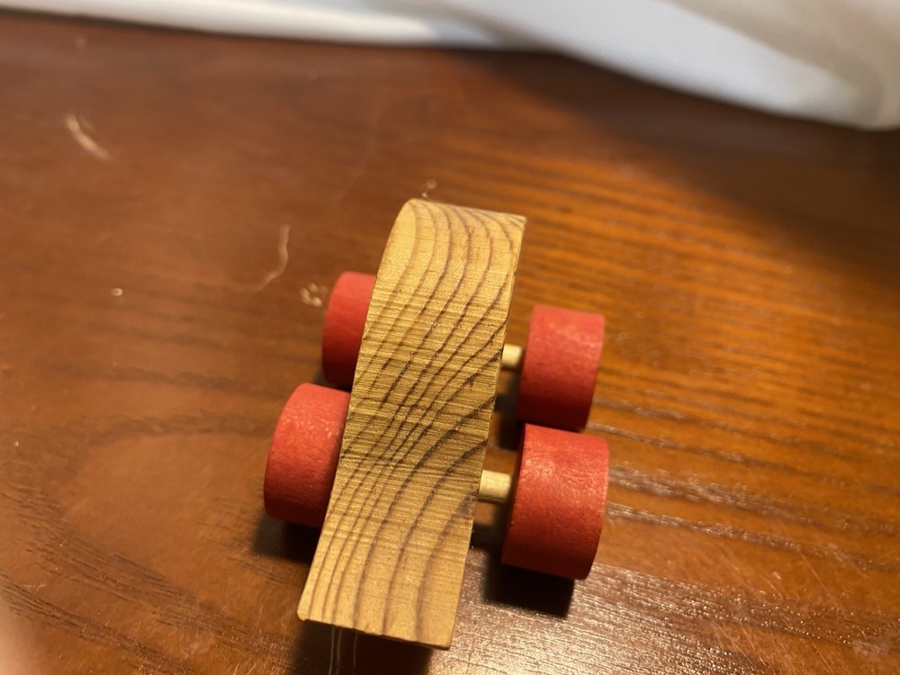 Vintage Wooden Mouse Pull/Push Toy