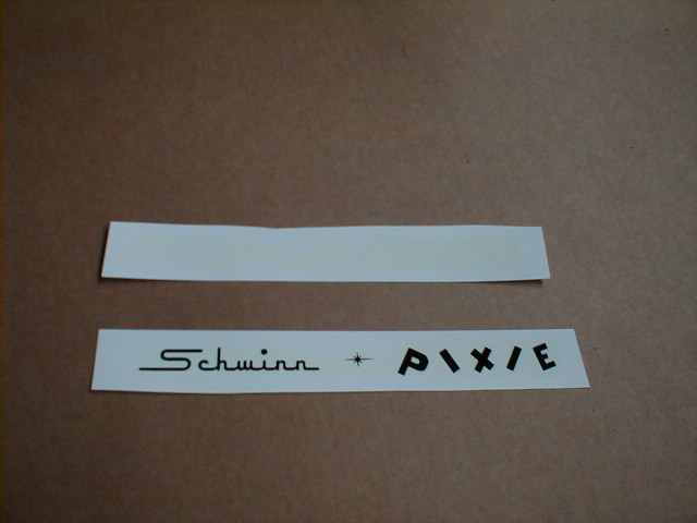 Schwinn Approved Pixie White Chainguard Bicycle Decal