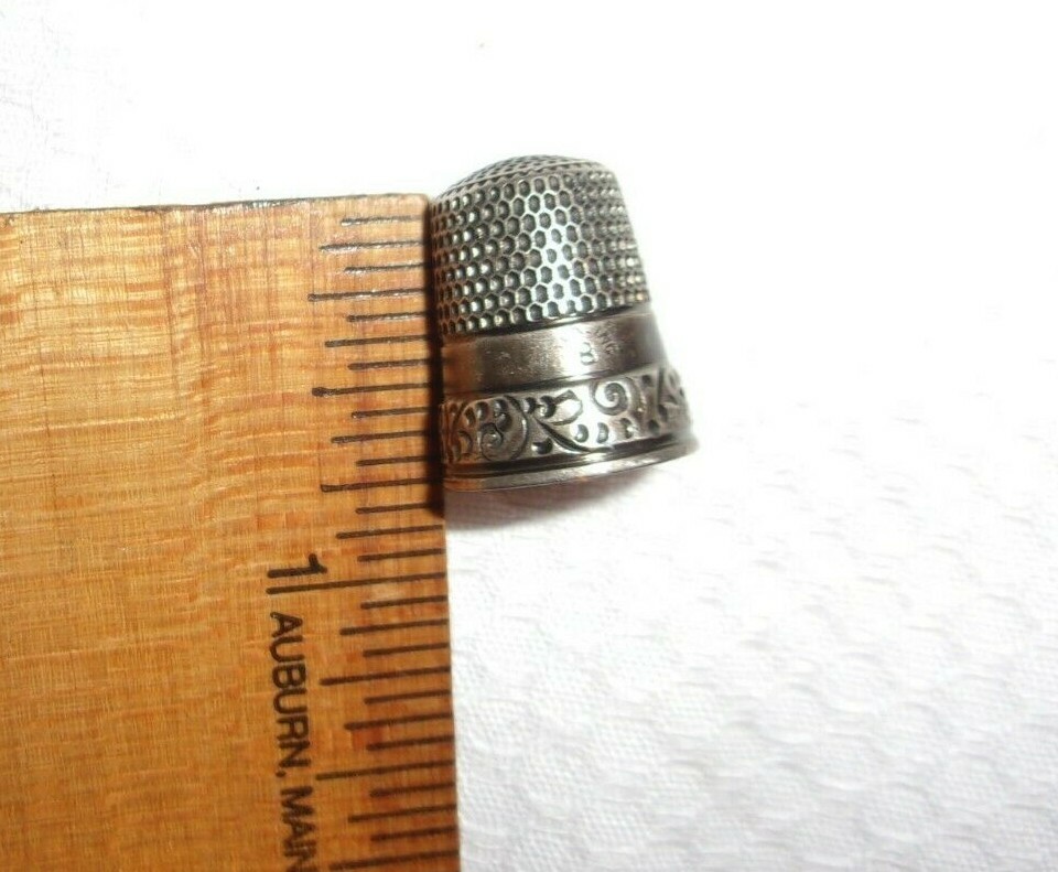 Antique Sterling Silver Thimble