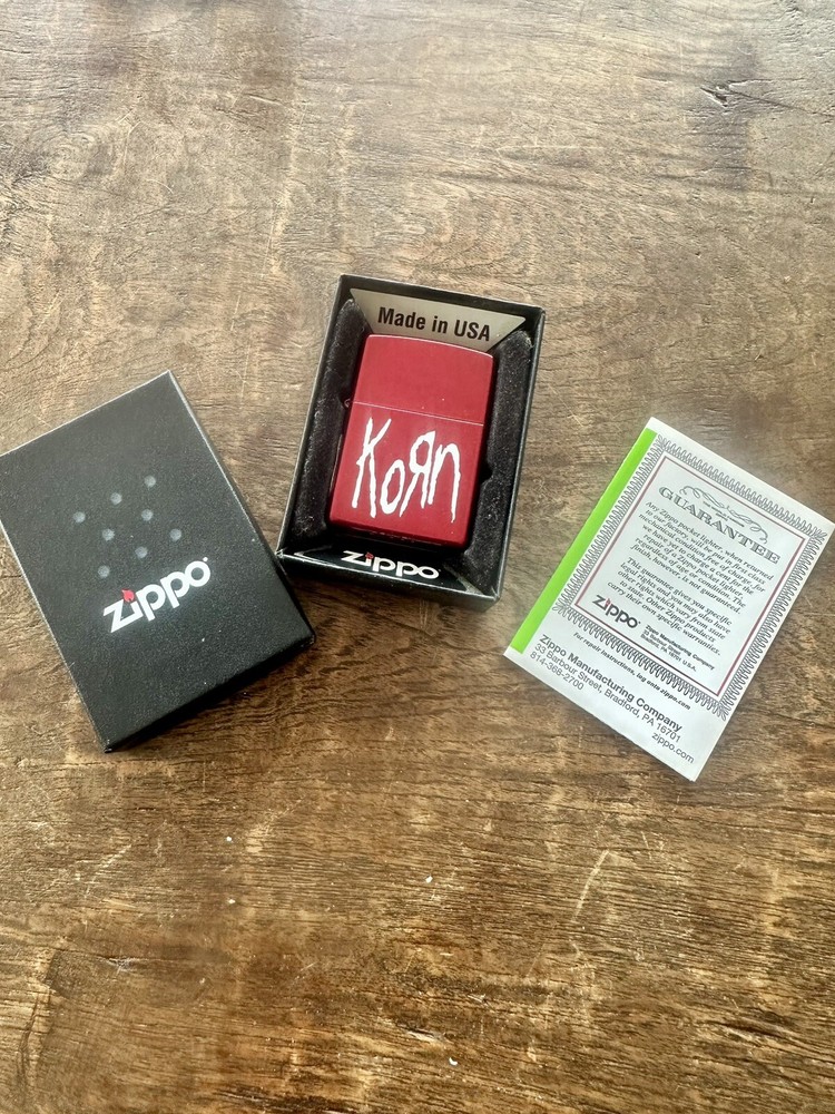 2017 KORN zippo lighter.