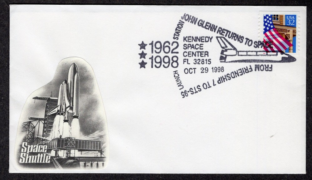 1998 John Glenn Returns To Space Oct 29th KSC Launch - Unknown-Maker Event NX723