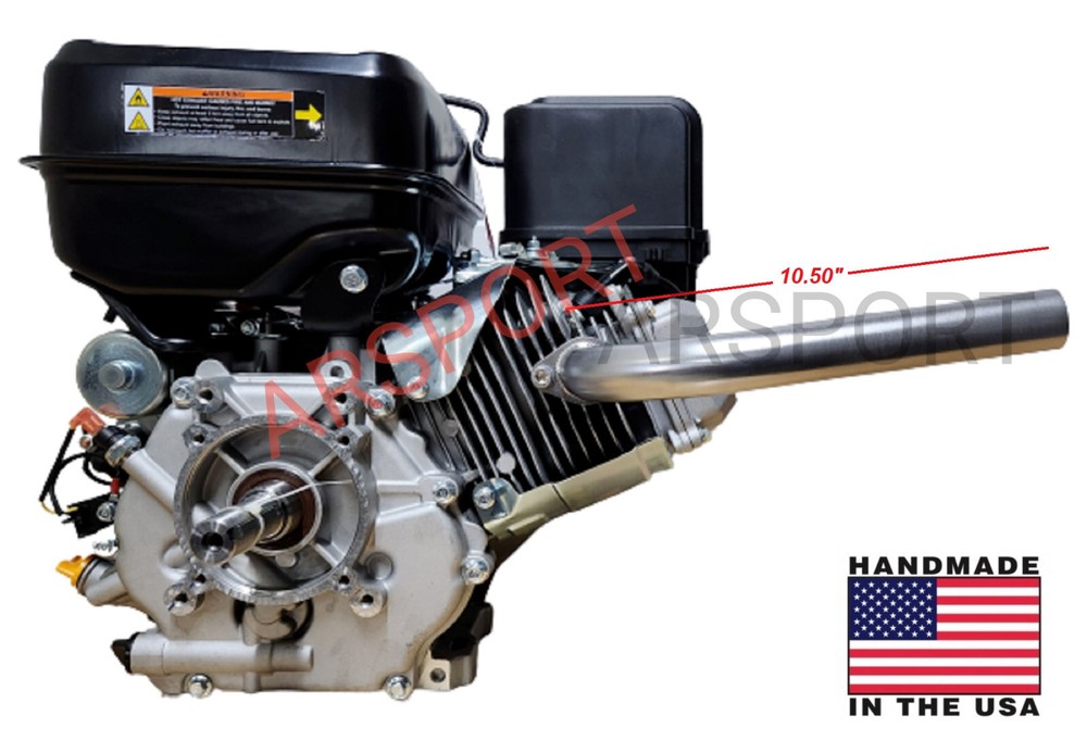 Exhaust Header pipe for: Predator Max 459cc, Duromax XP16HPE & XP18HPE 457cc